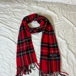 Red Plaid Scarf